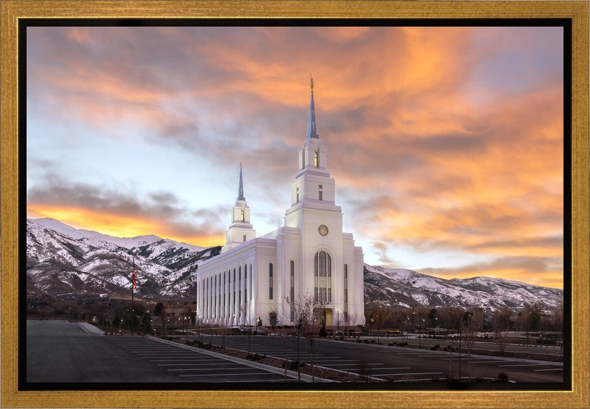 Layton Utah Golden Sunrise