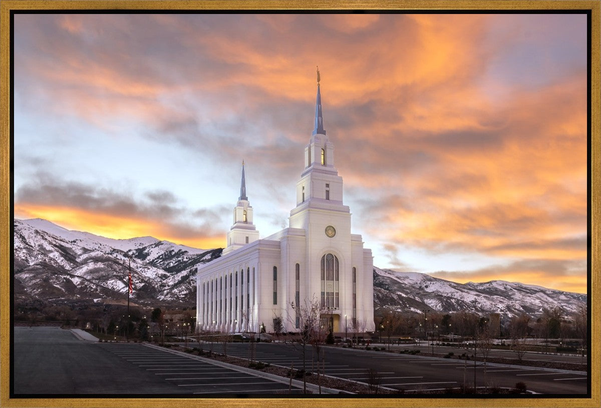 Layton Utah Golden Sunrise