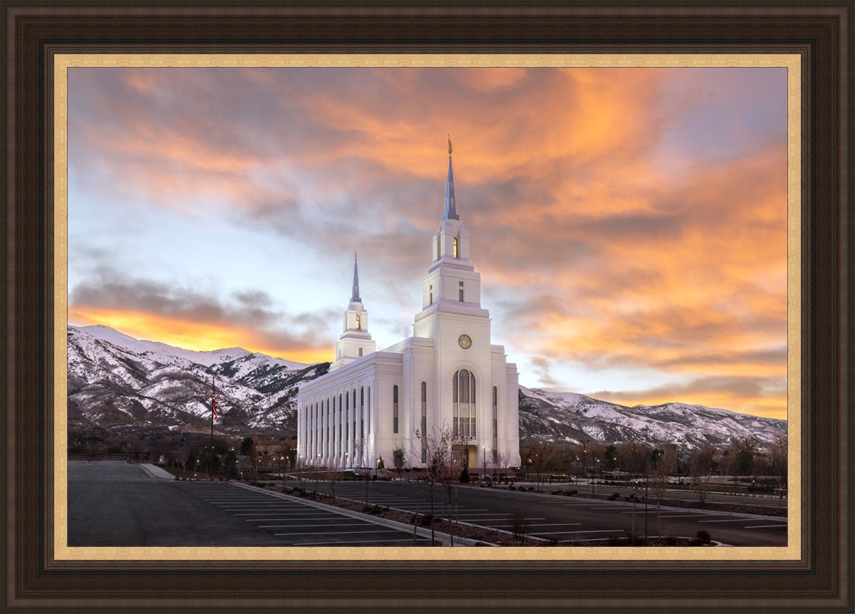 Layton Utah Golden Sunrise