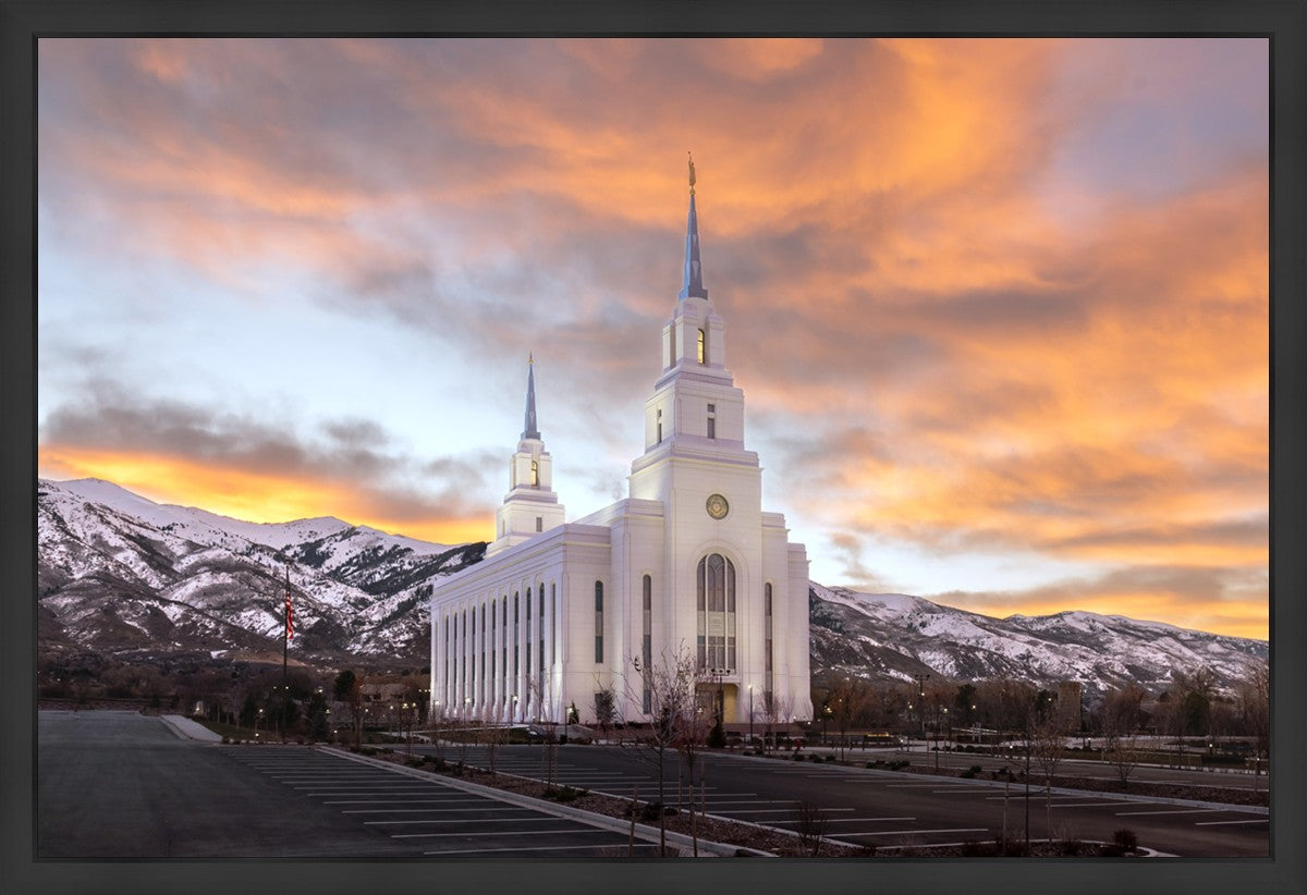Layton Utah Golden Sunrise