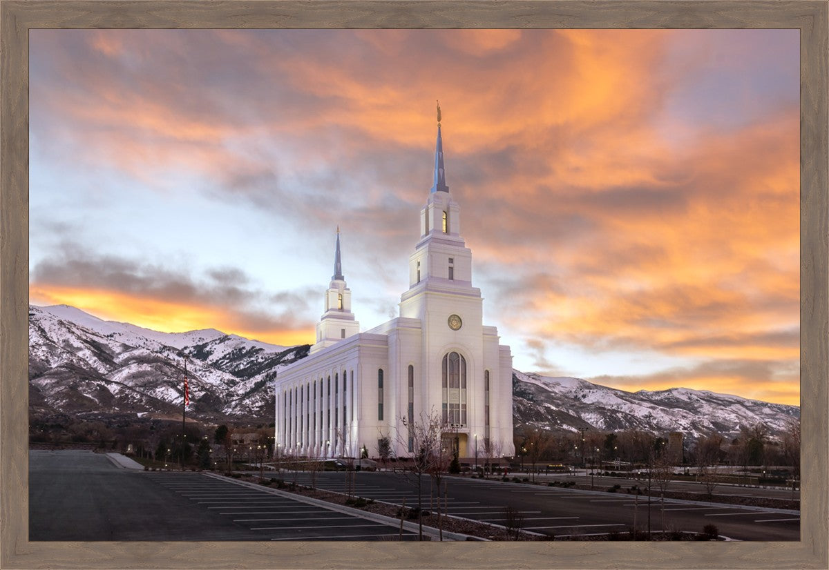 Layton Utah Golden Sunrise