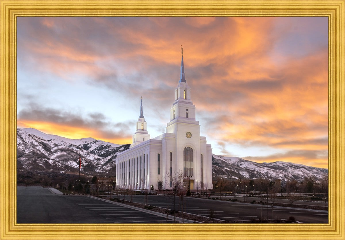 Layton Utah Golden Sunrise