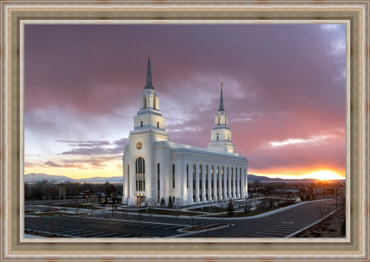 Layton Utah Pink Sunset