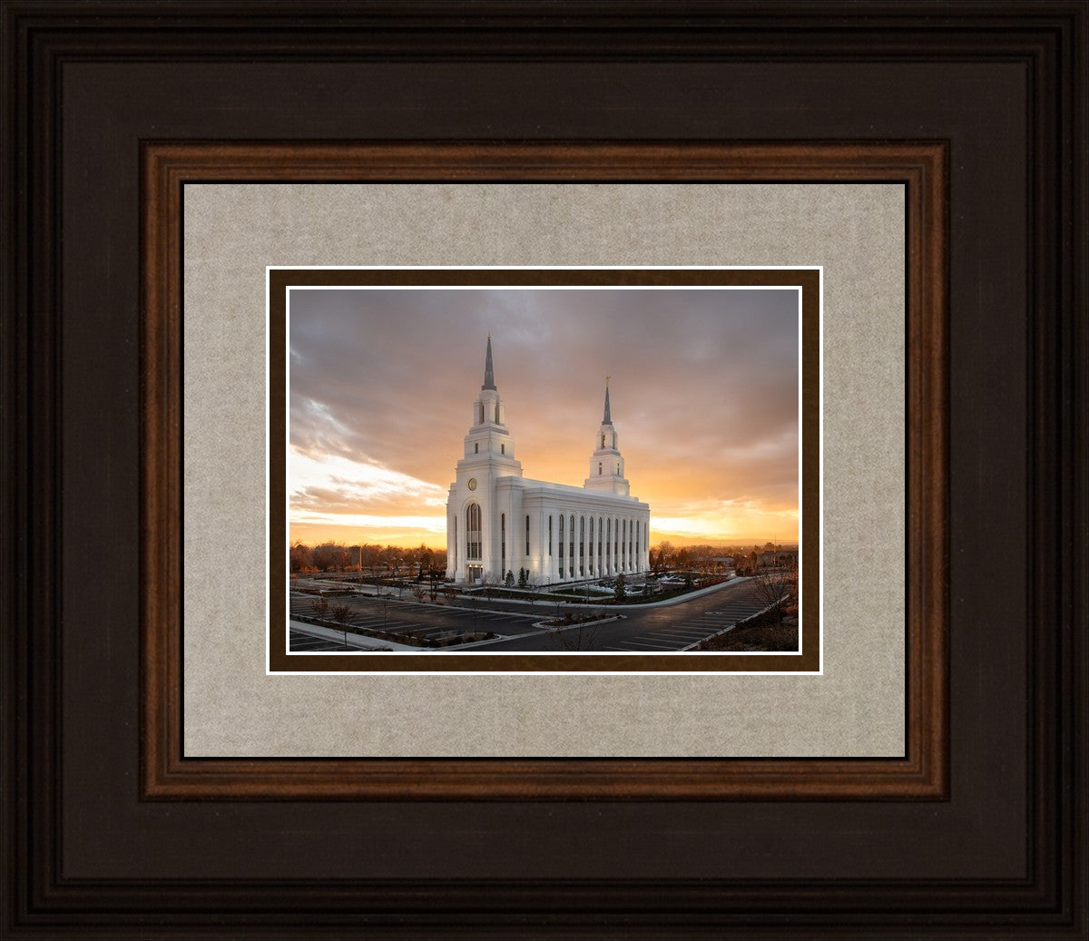 Layton Utah Golden Glow Sunset