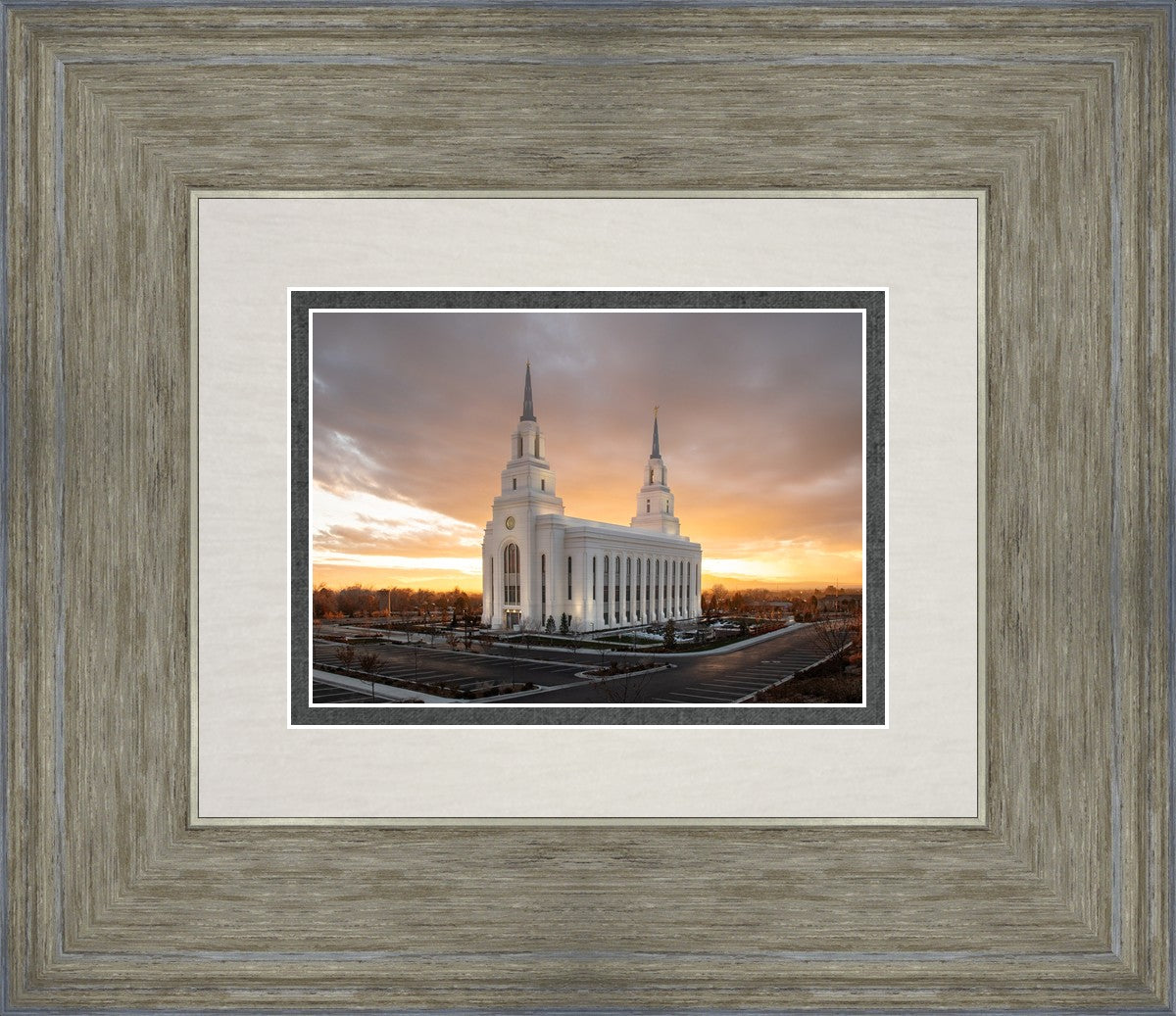 Layton Utah Golden Glow Sunset
