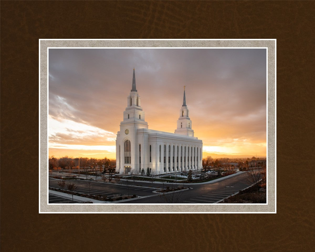 Layton Utah Golden Glow Sunset