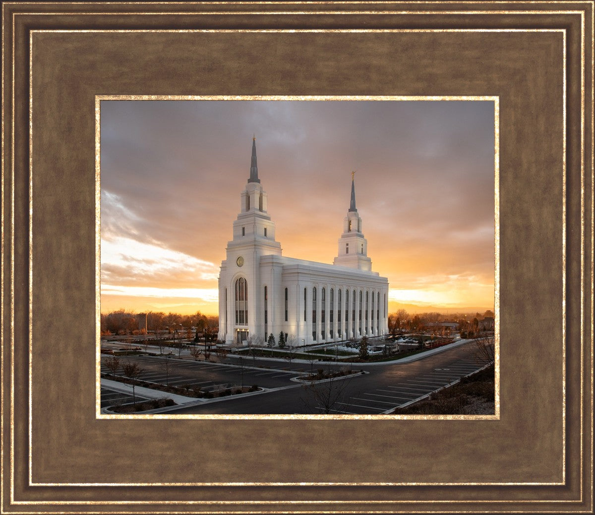 Layton Utah Golden Glow Sunset