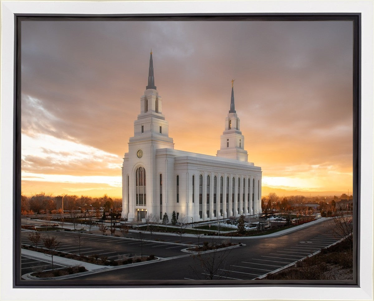 Layton Utah Golden Glow Sunset