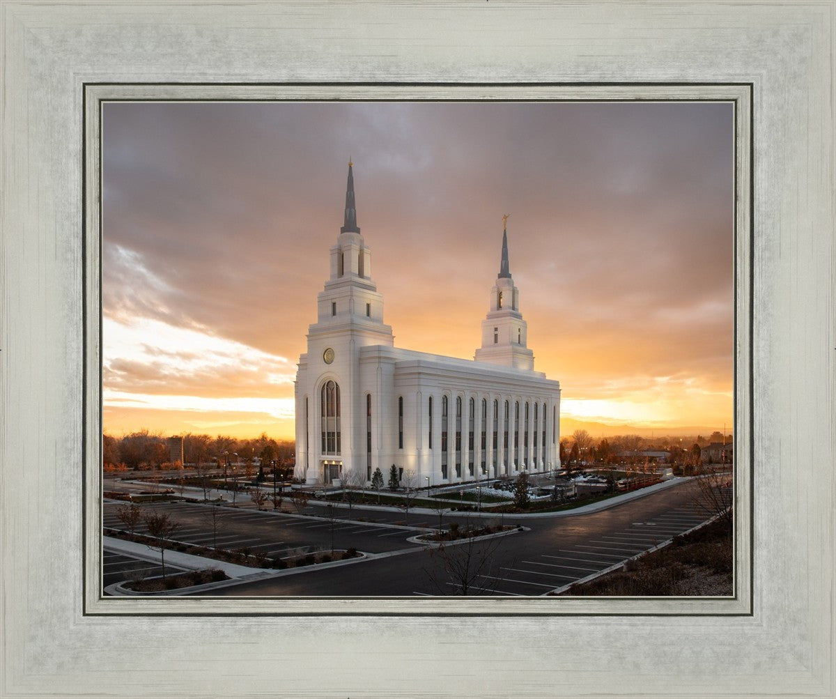 Layton Utah Golden Glow Sunset
