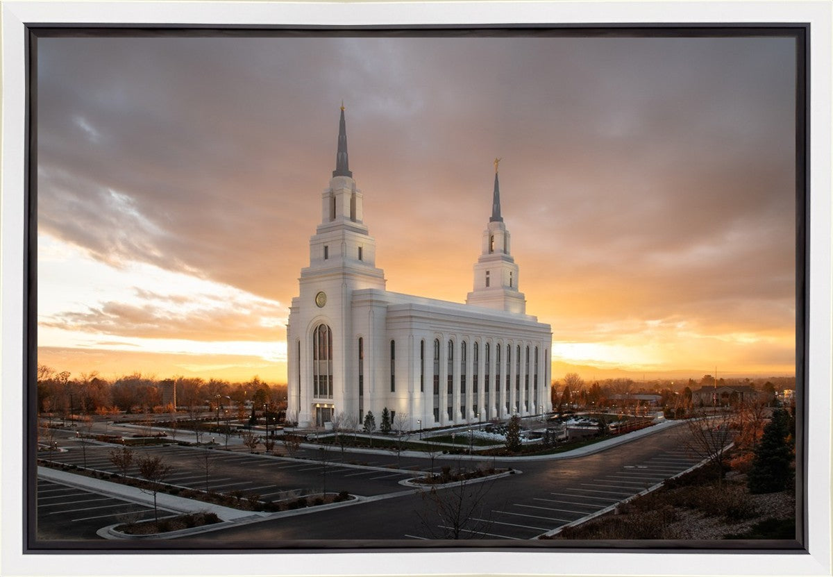 Layton Utah Golden Glow Sunset