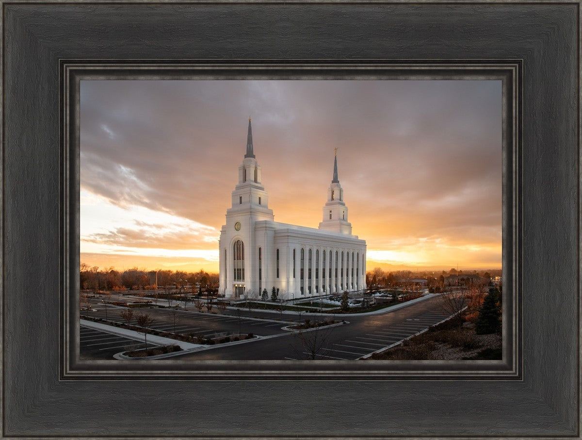Layton Utah Golden Glow Sunset