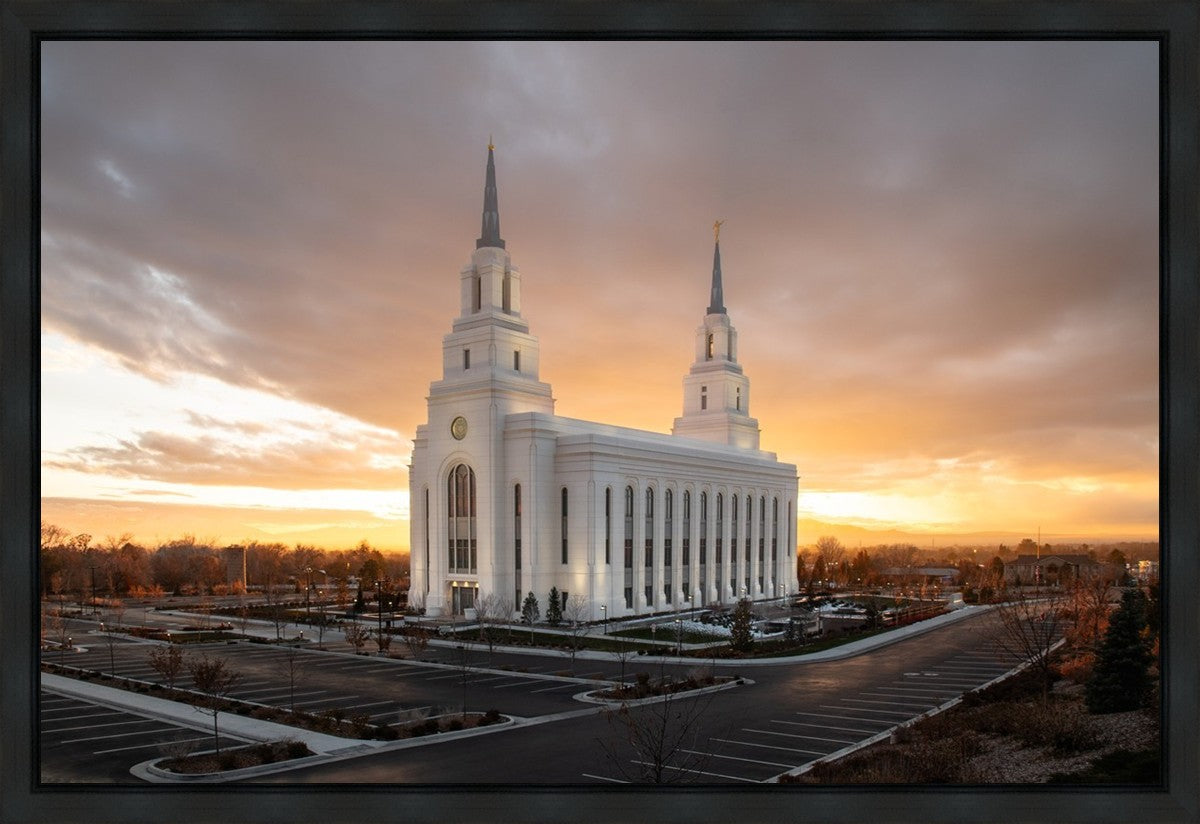 Layton Utah Golden Glow Sunset