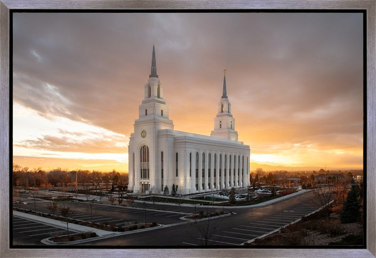 Layton Utah Golden Glow Sunset