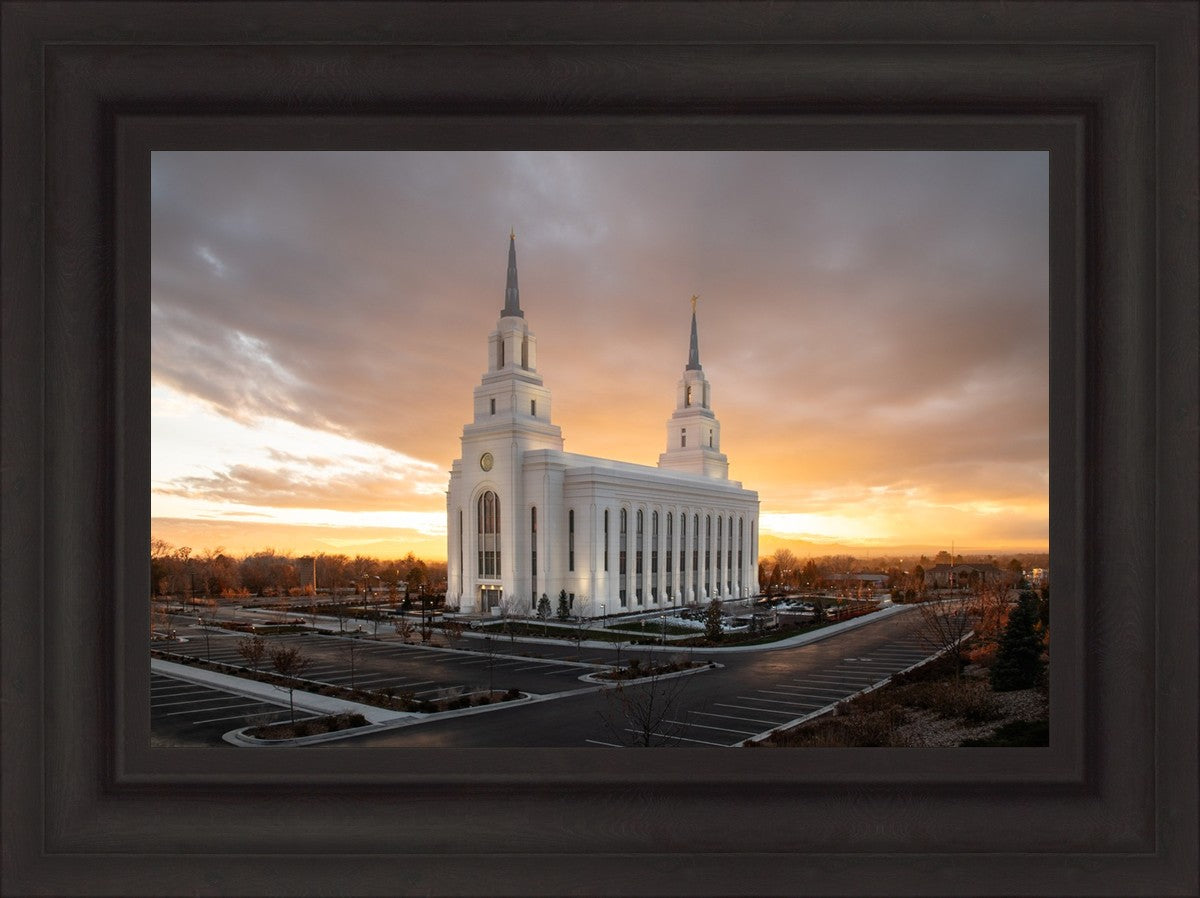 Layton Utah Golden Glow Sunset
