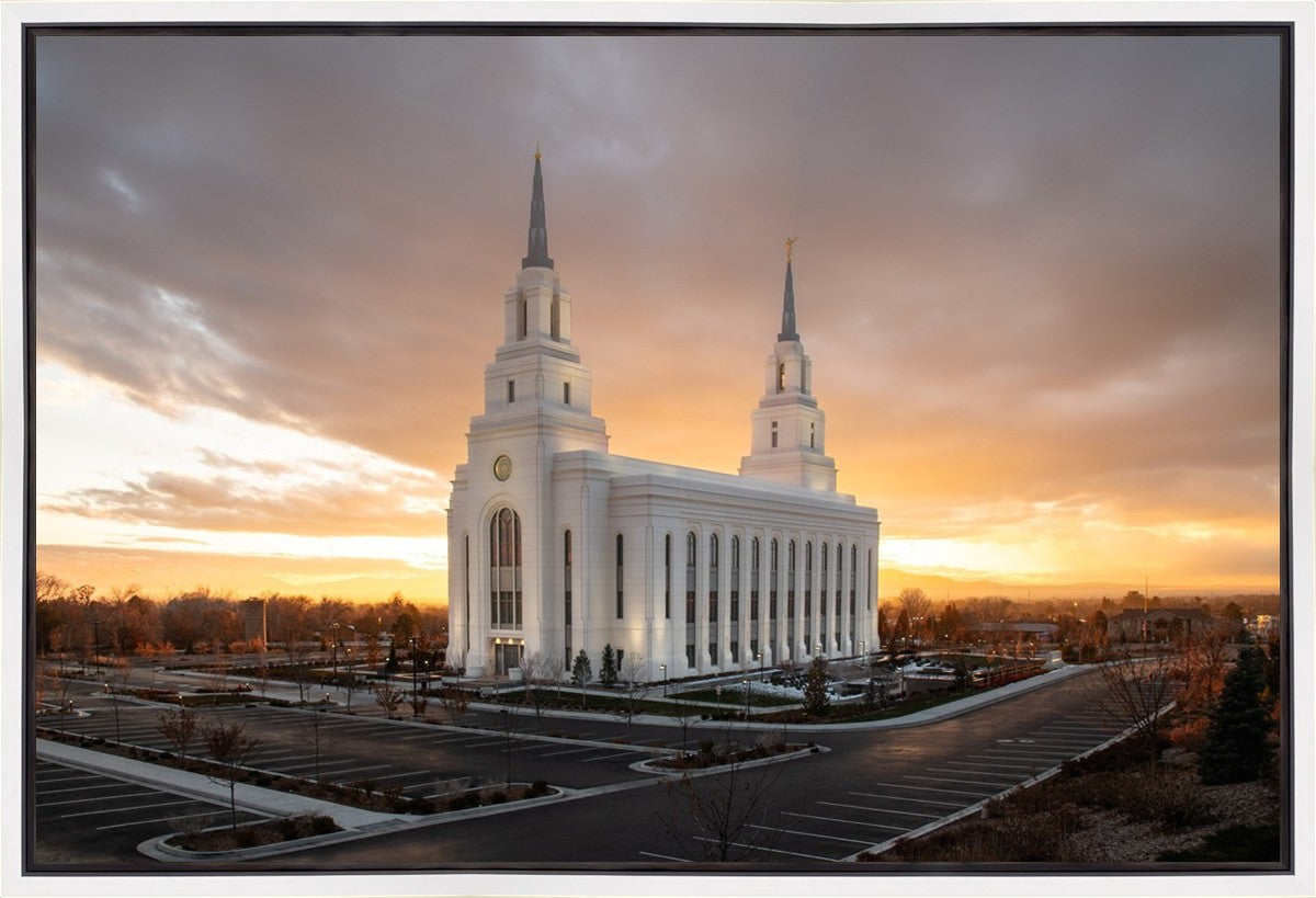 Layton Utah Golden Glow Sunset