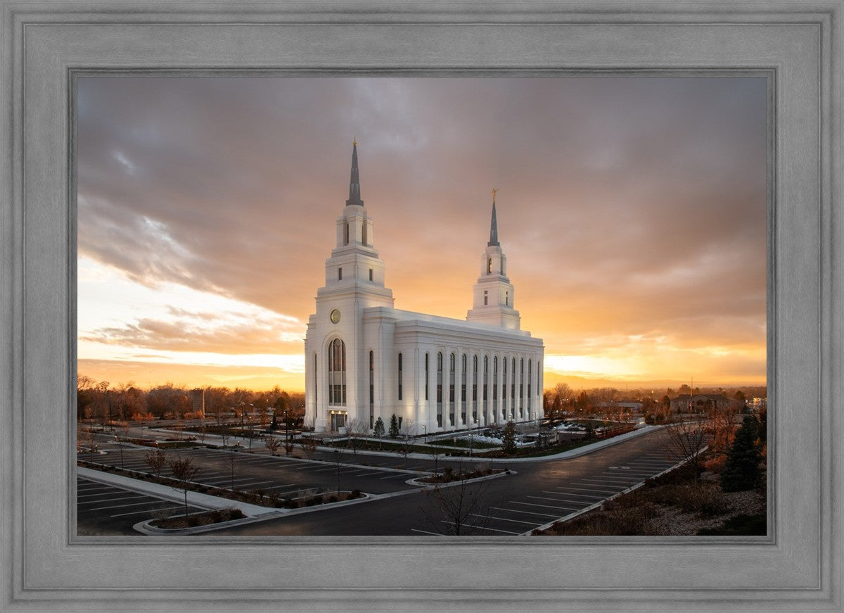 Layton Utah Golden Glow Sunset