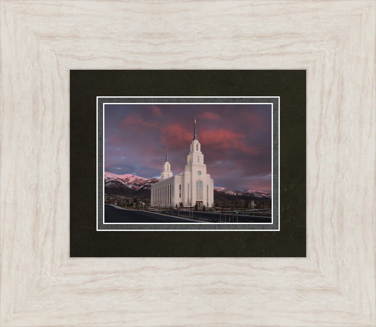 Layton Utah Pink Winter Sunset