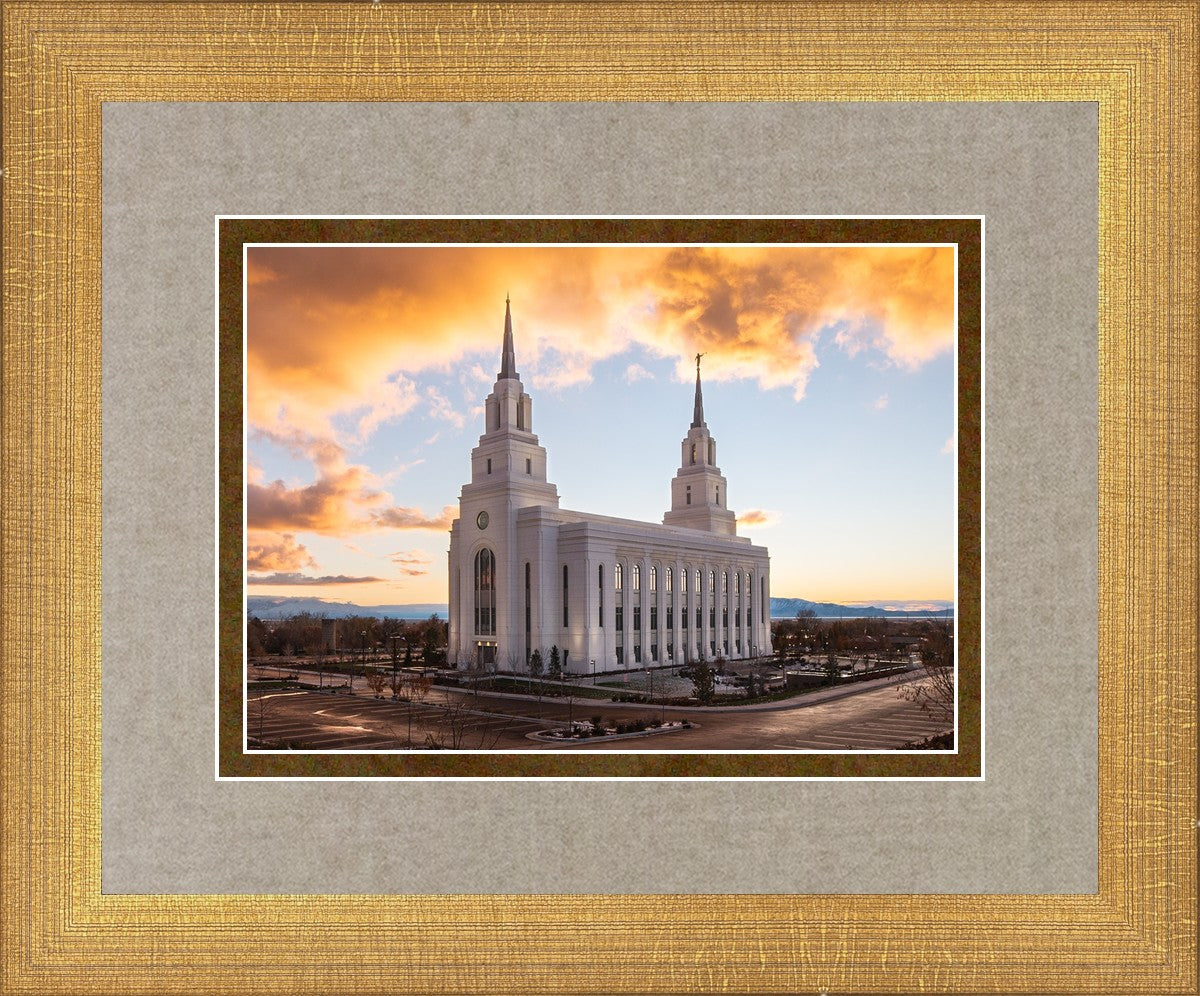Layton Utah Fire in The Sky