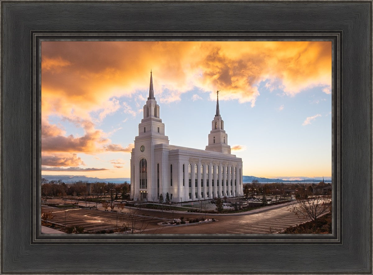 Layton Utah Fire in The Sky