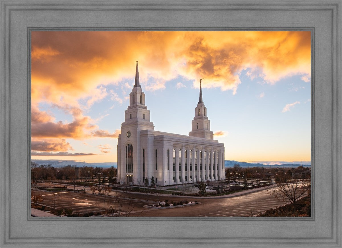 Layton Utah Fire in The Sky