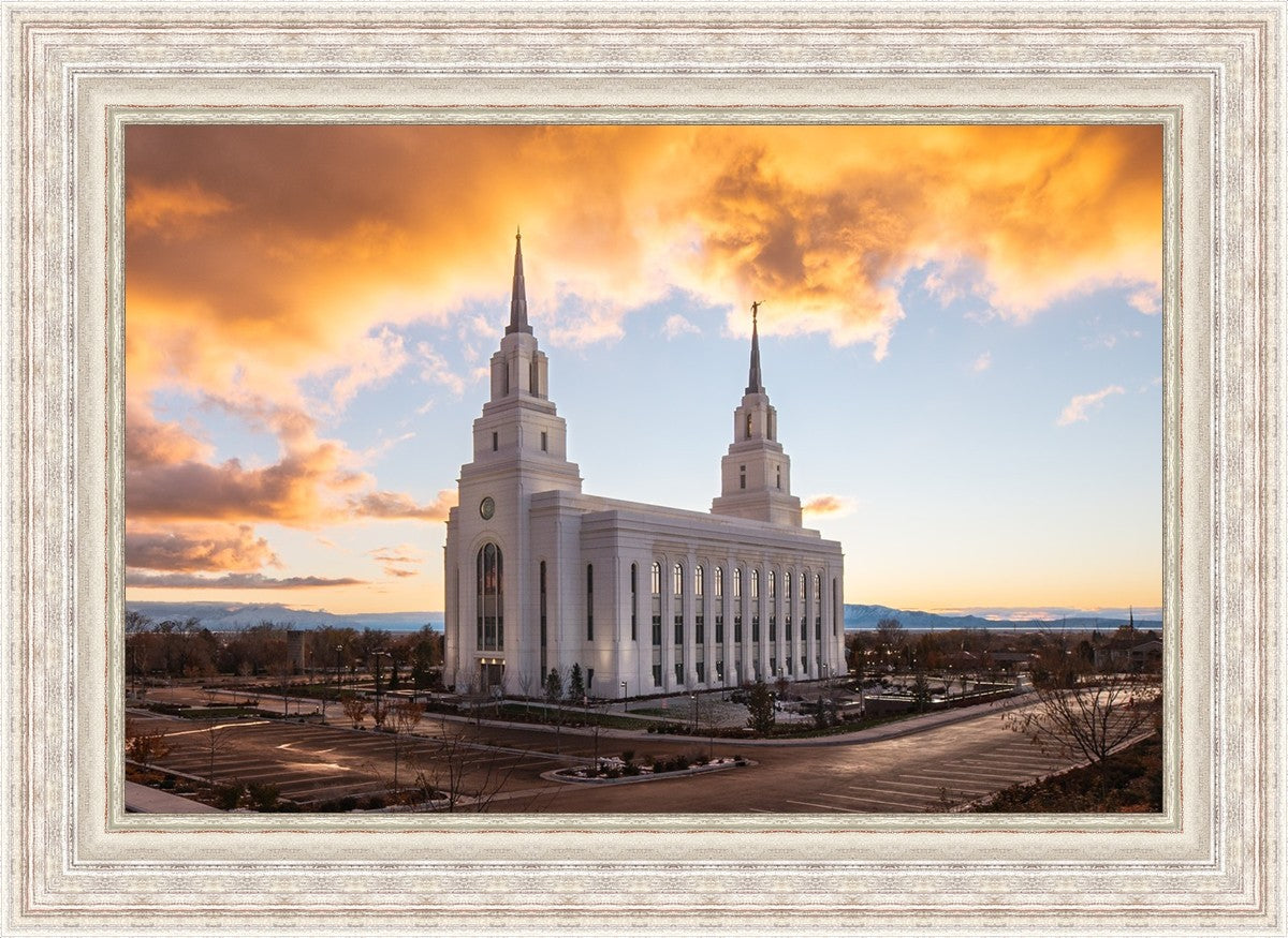Layton Utah Fire in The Sky