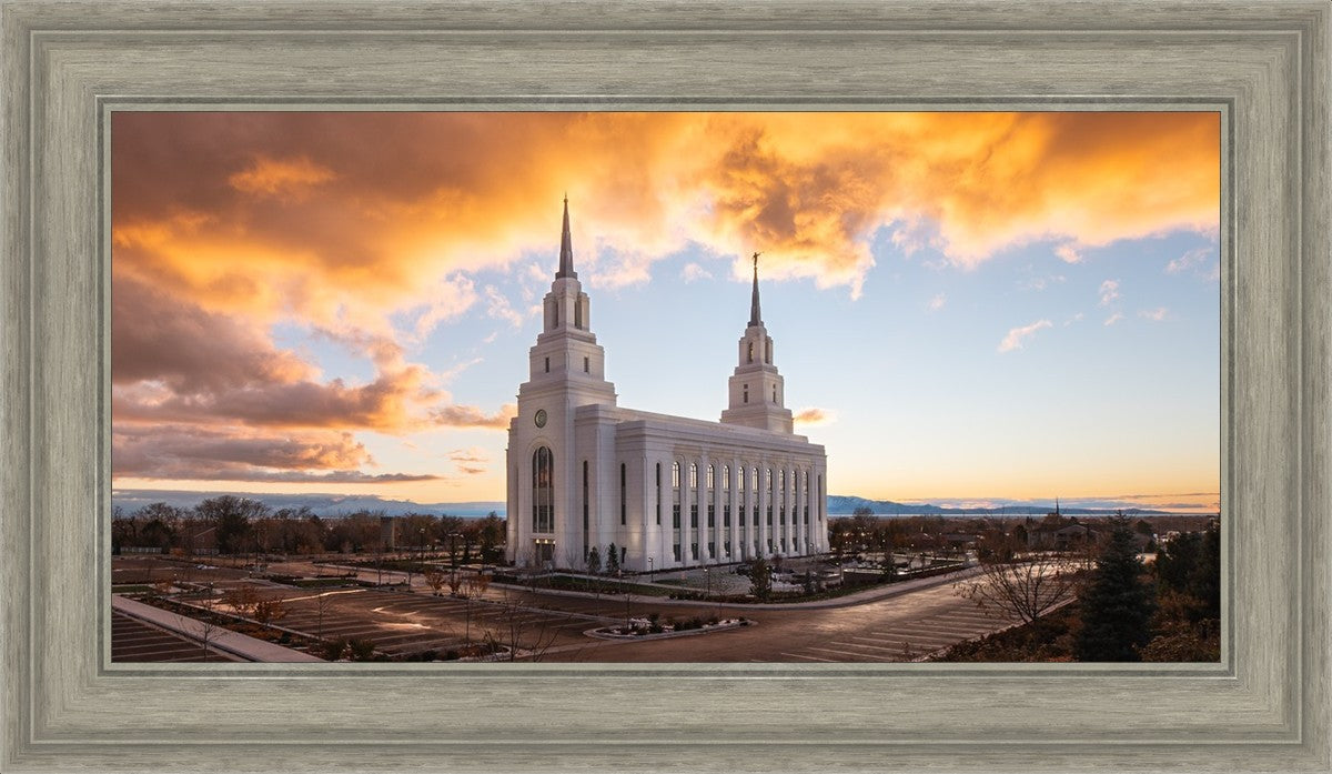 Layton Utah Fire in The Sky