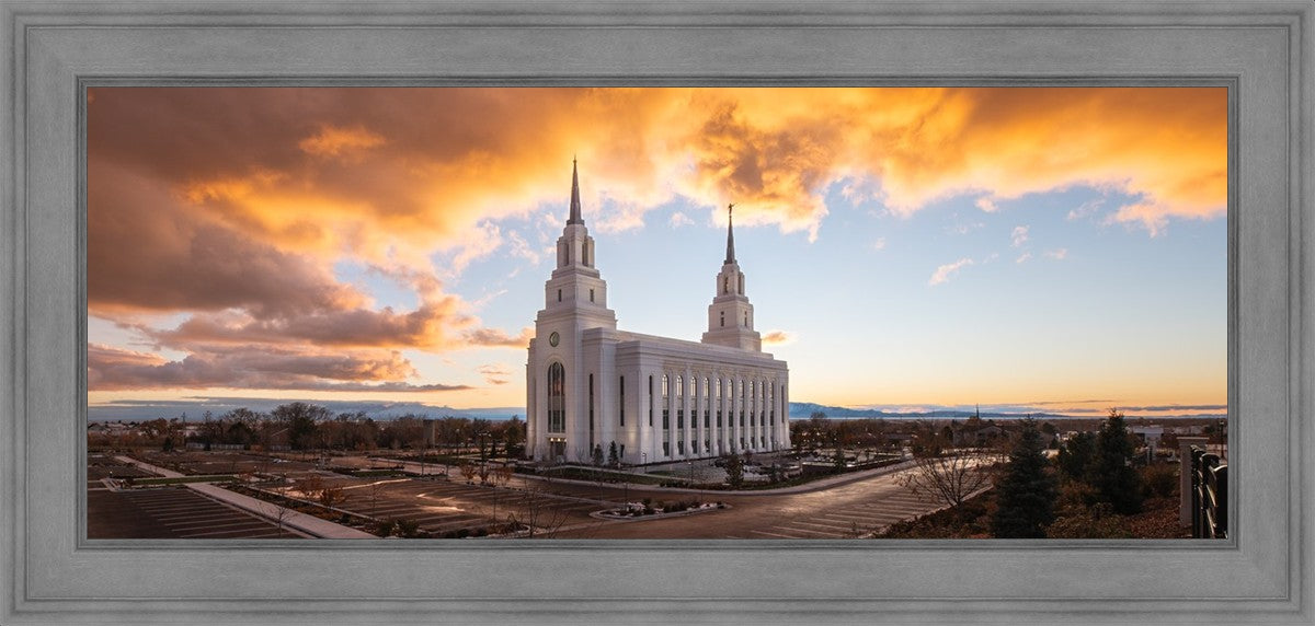 Layton Utah Fire in The Sky