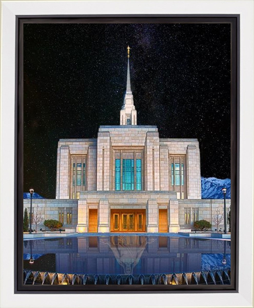 Ogden Temple Milky Way
