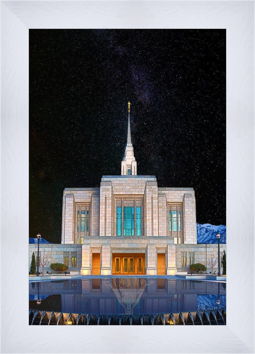 Ogden Temple Milky Way