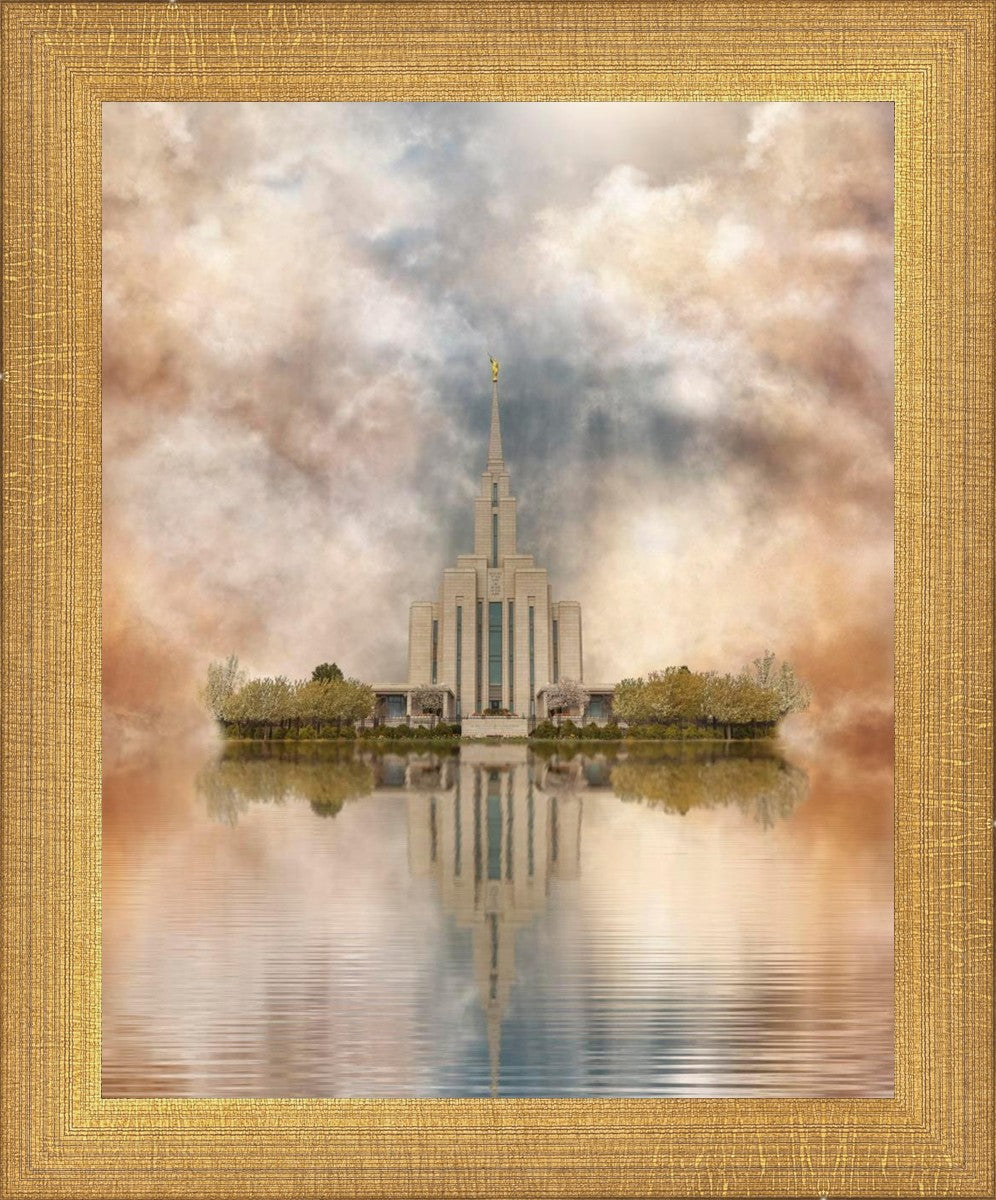 Millennial Reflection Oquirrh Mountain Temple