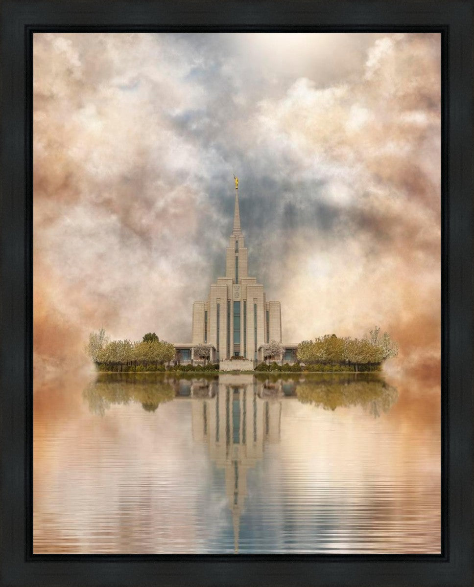 Millennial Reflection Oquirrh Mountain Temple