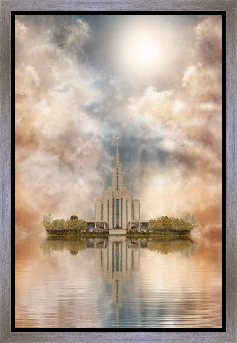 Millennial Reflection Oquirrh Mountain Temple