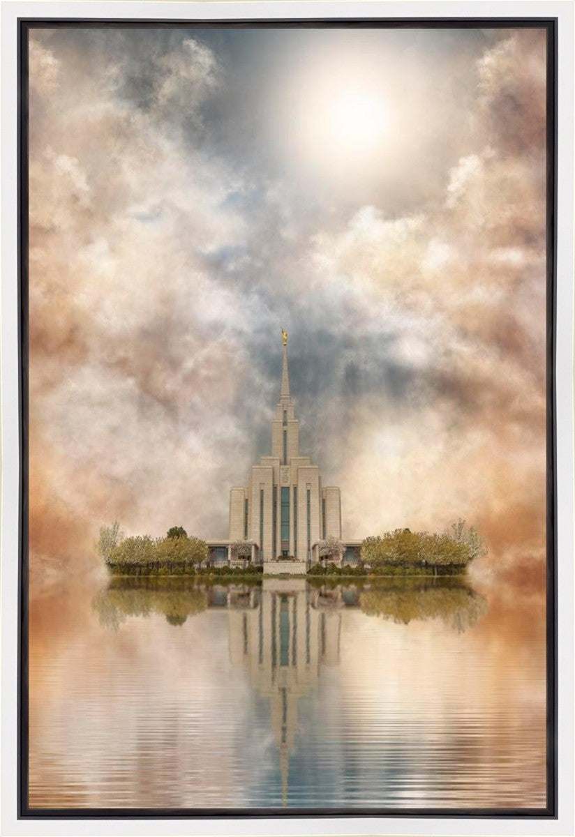 Millennial Reflection Oquirrh Mountain Temple
