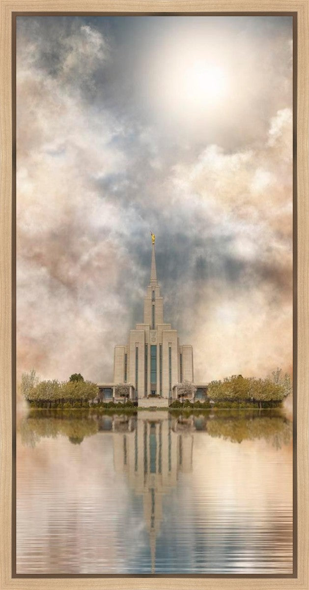 Millennial Reflection Oquirrh Mountain Temple