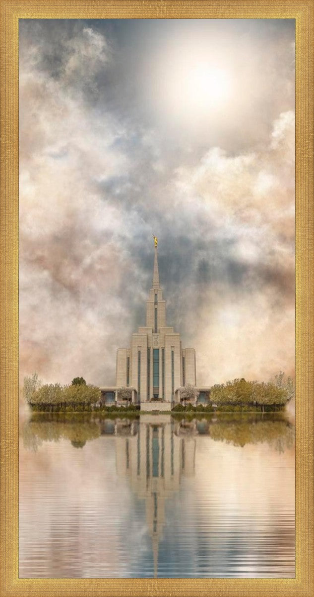 Millennial Reflection Oquirrh Mountain Temple