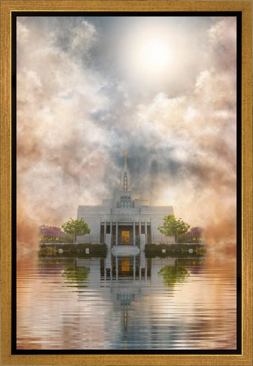 Millennial Reflection Draper Temple