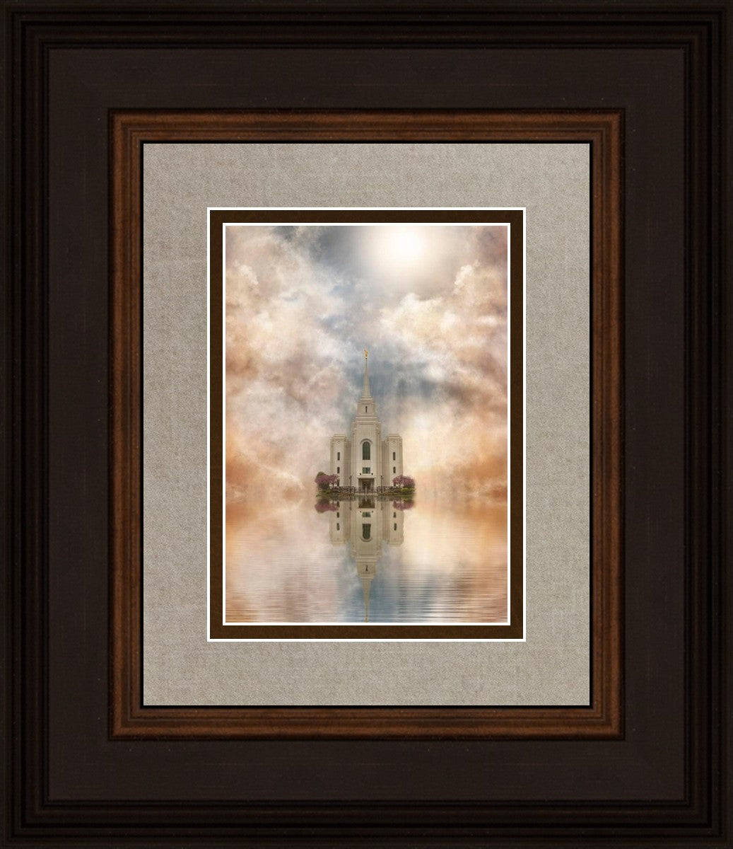 Millennial Reflection Brigham City Utah Temple