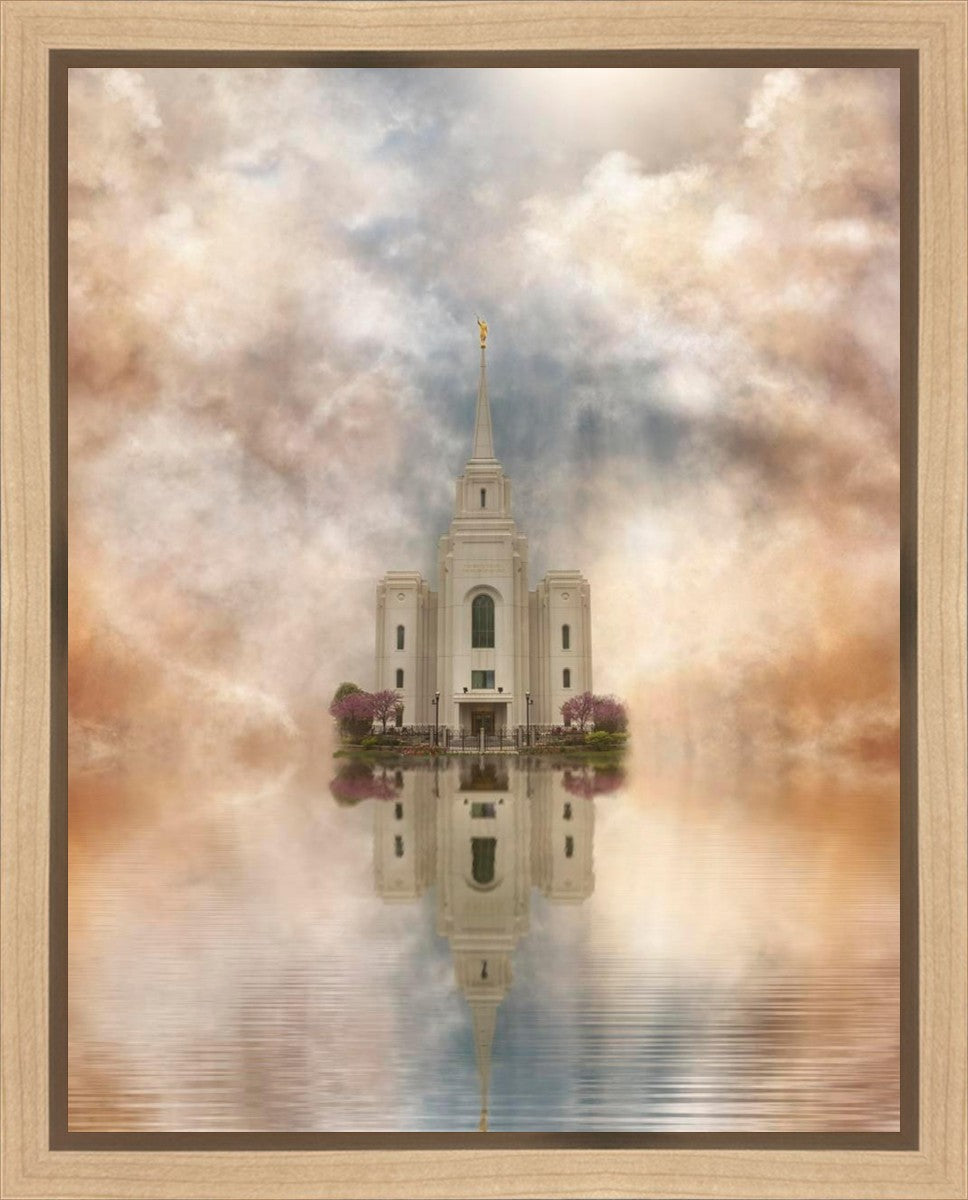 Millennial Reflection Brigham City Utah Temple