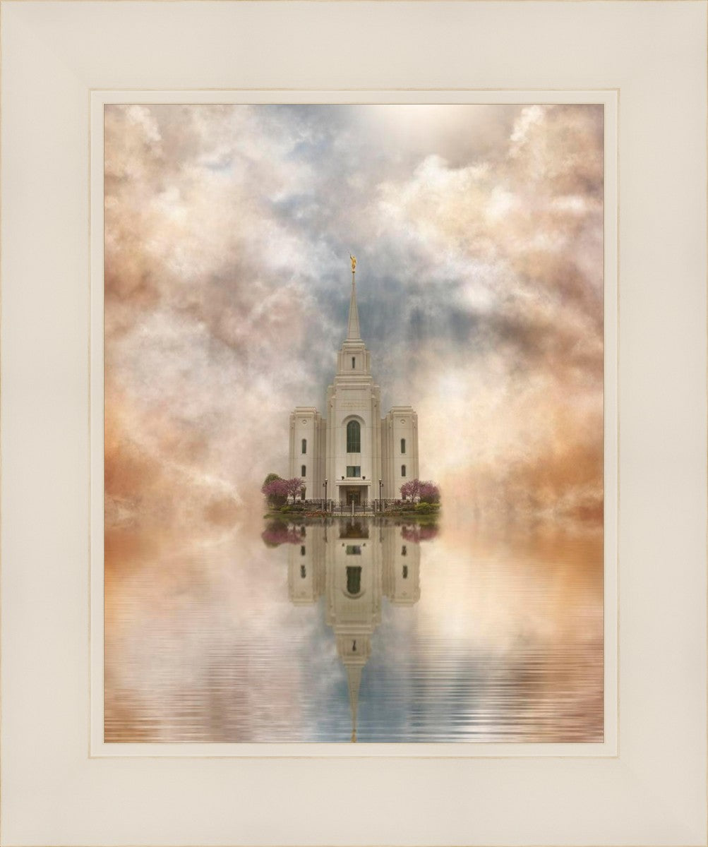 Millennial Reflection Brigham City Utah Temple