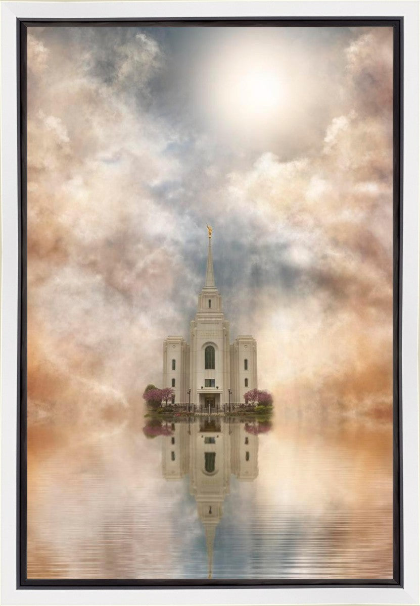 Millennial Reflection Brigham City Utah Temple