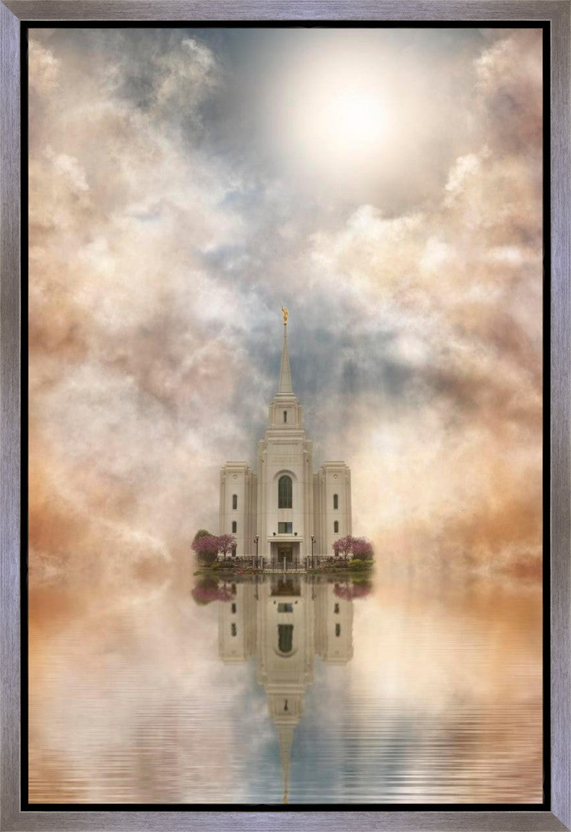 Millennial Reflection Brigham City Utah Temple