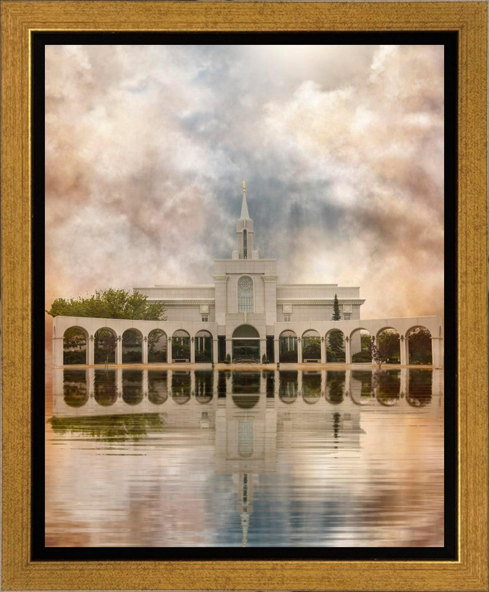 Millennial Reflection Bountiful Utah Temple