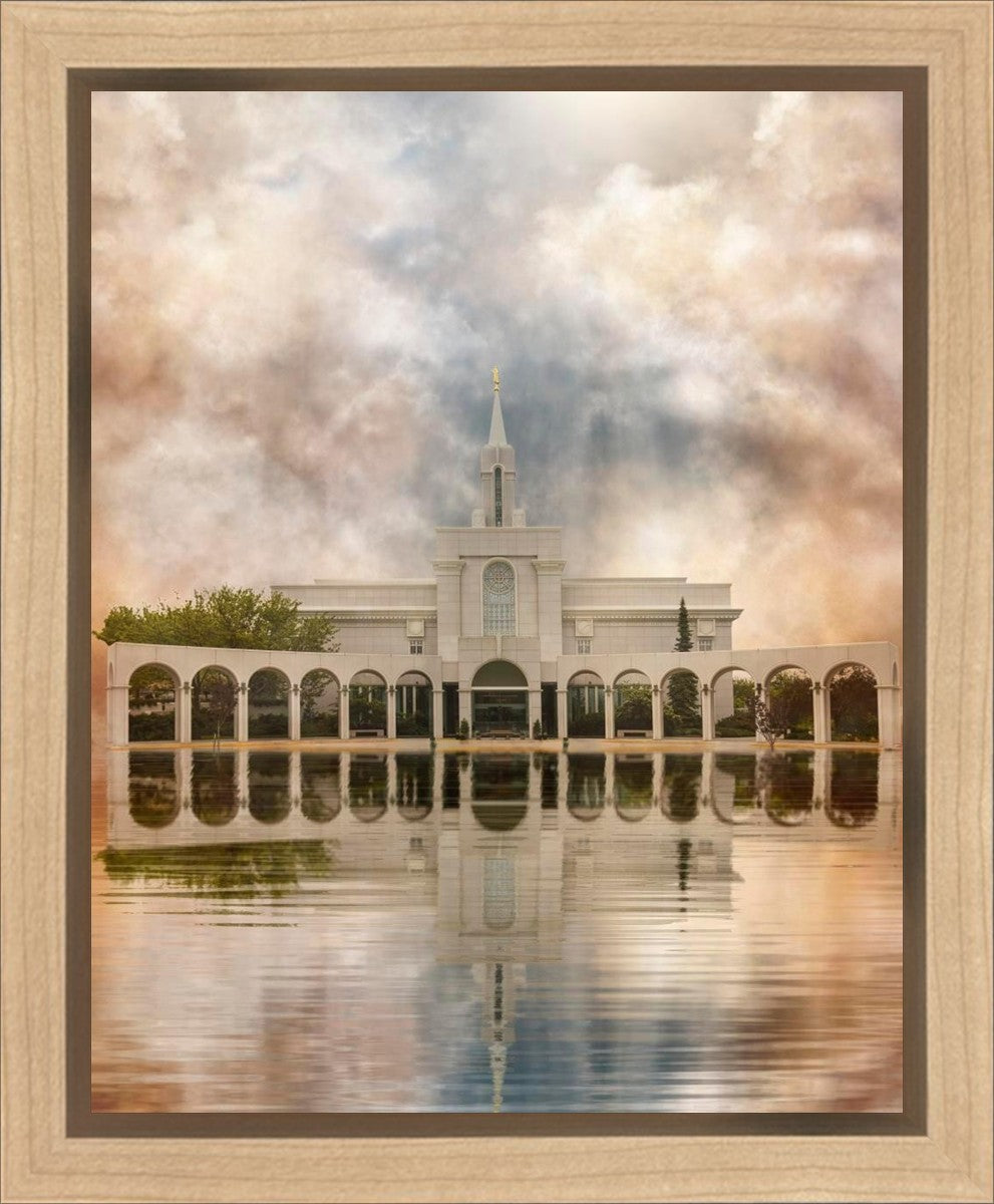 Millennial Reflection Bountiful Utah Temple