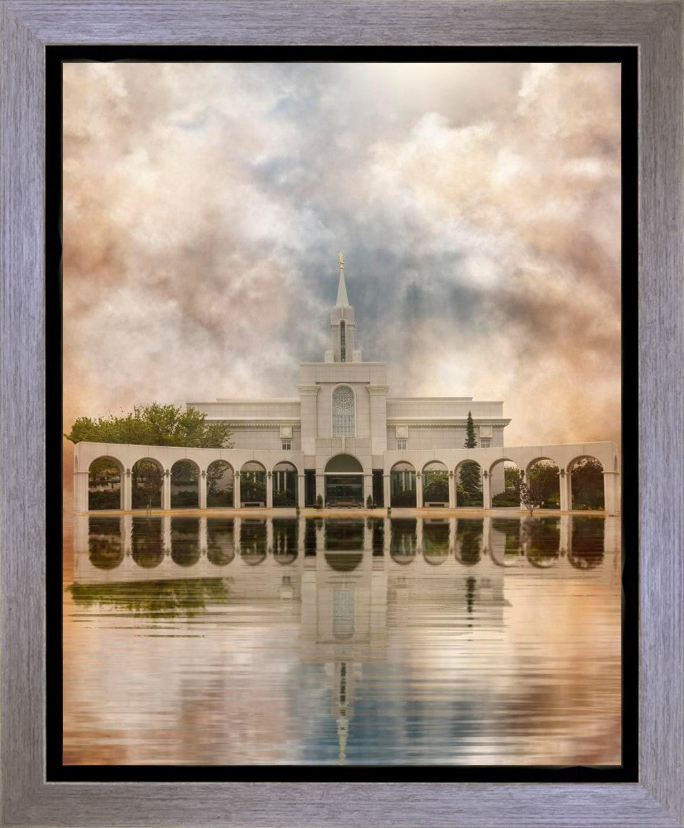 Millennial Reflection Bountiful Utah Temple