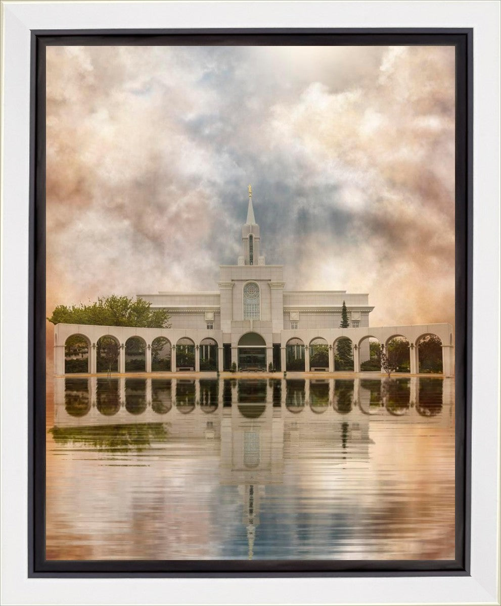 Millennial Reflection Bountiful Utah Temple