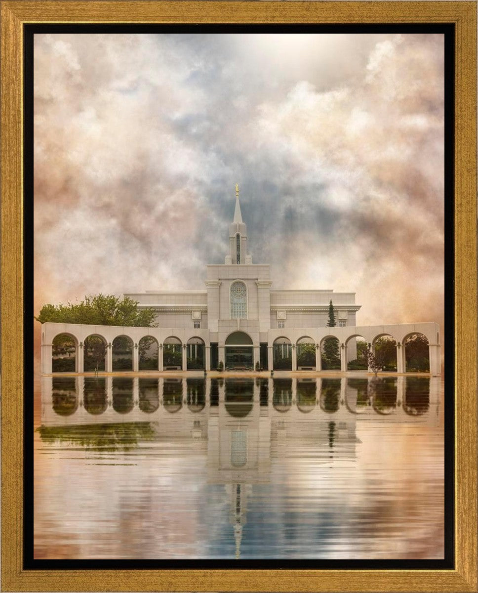 Millennial Reflection Bountiful Utah Temple