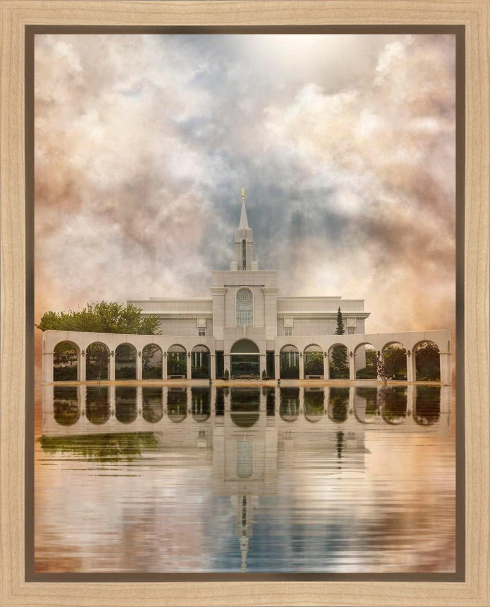Millennial Reflection Bountiful Utah Temple