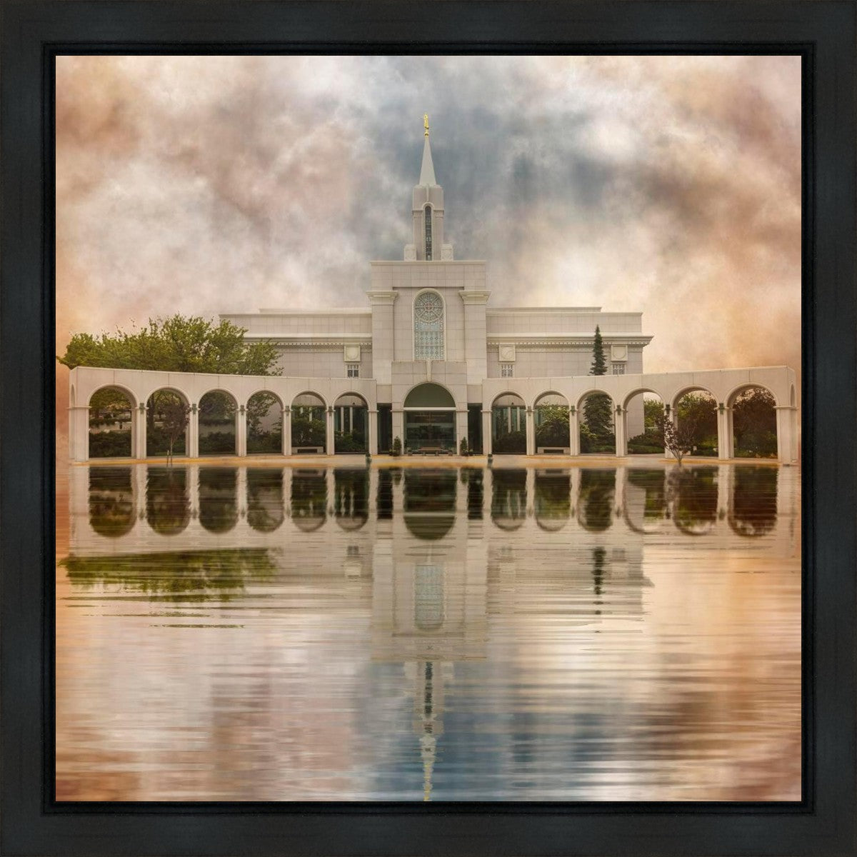 Millennial Reflection Bountiful Utah Temple