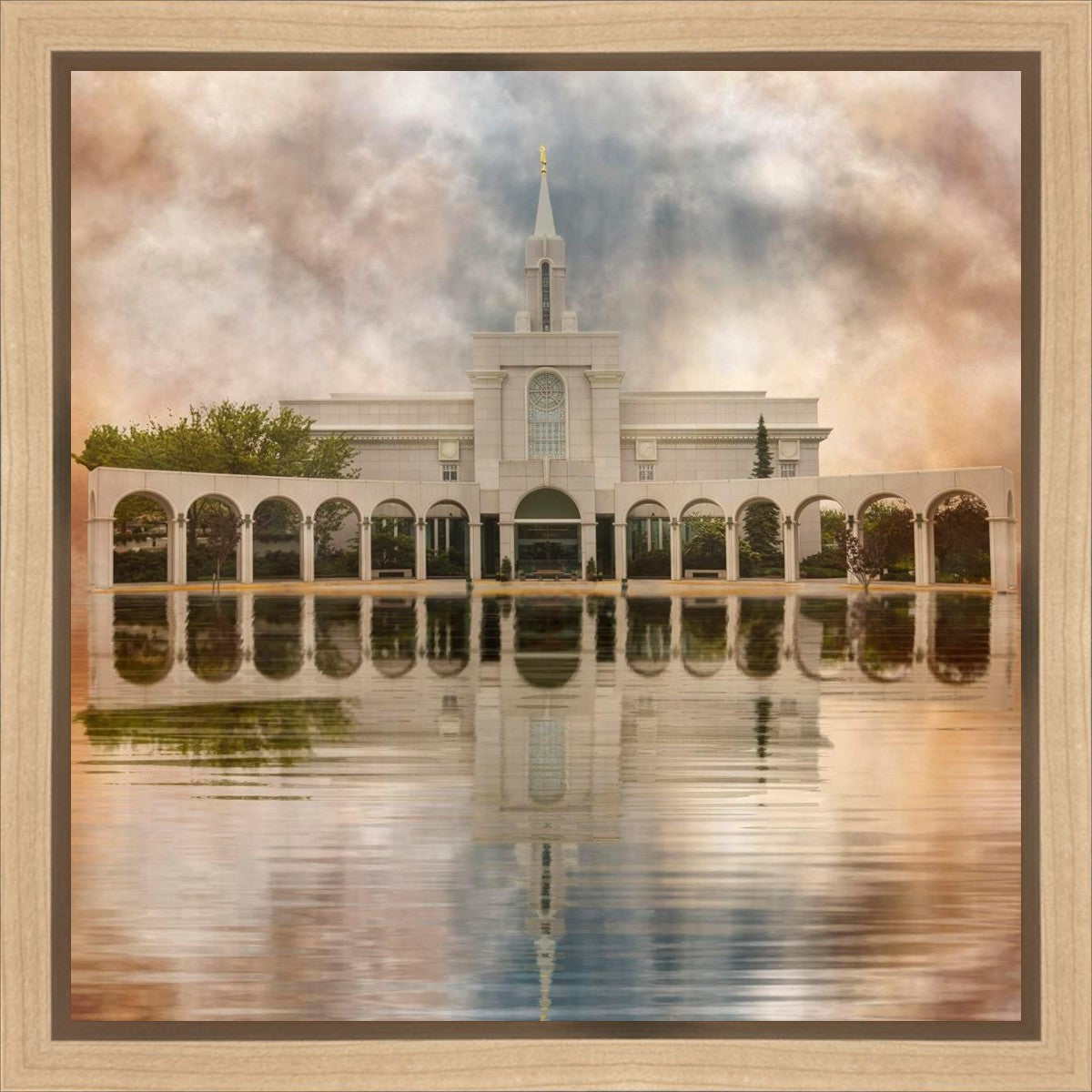Millennial Reflection Bountiful Utah Temple