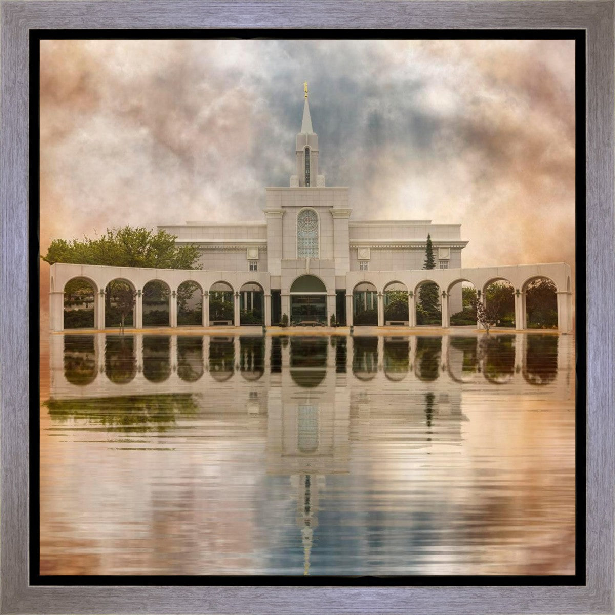 Millennial Reflection Bountiful Utah Temple